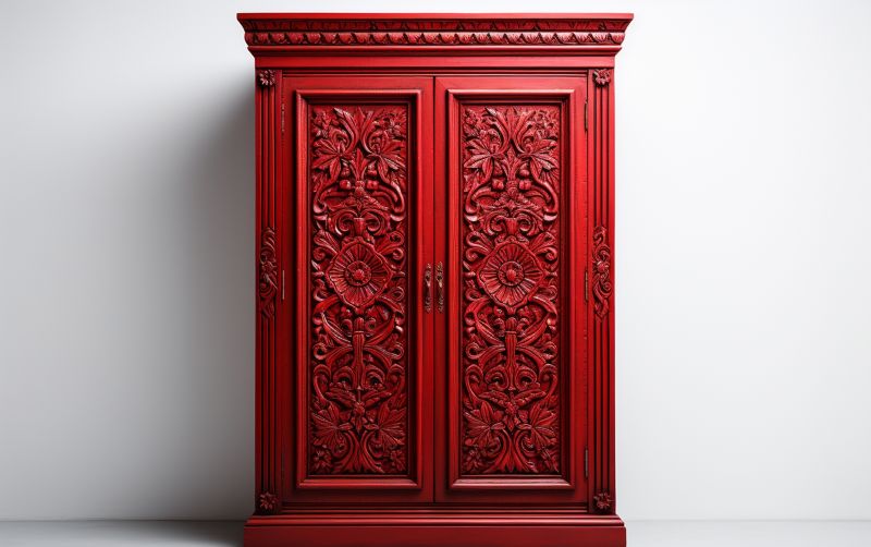 Armoire Painting detail