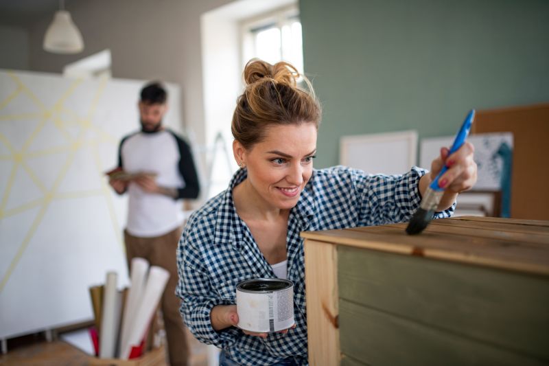 Armoire Painting detail